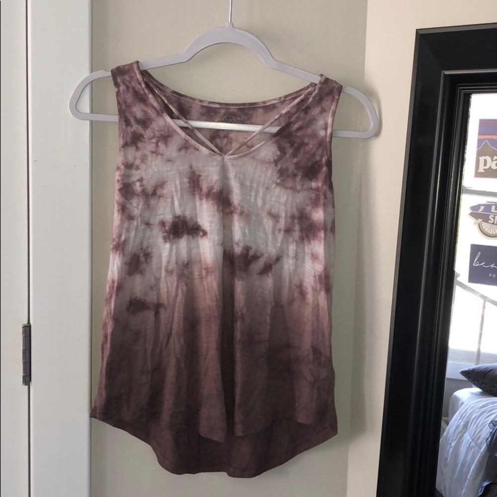 Pink/Purple Tie Dye Tank Top